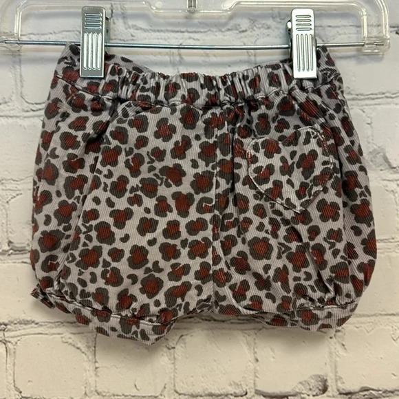 Baby Boden Leopard print corduroy shorts | 0-3M EUC - Picture 3 of 3